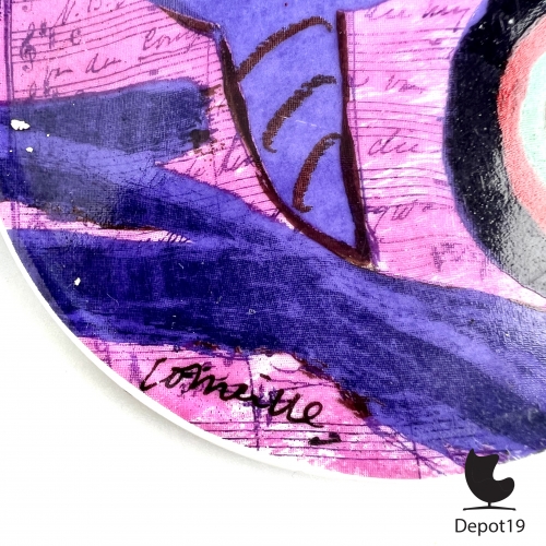 Corneille_Guillaume_COBRA_artist_coaster_purple_bird_rainbow_4.jpeg