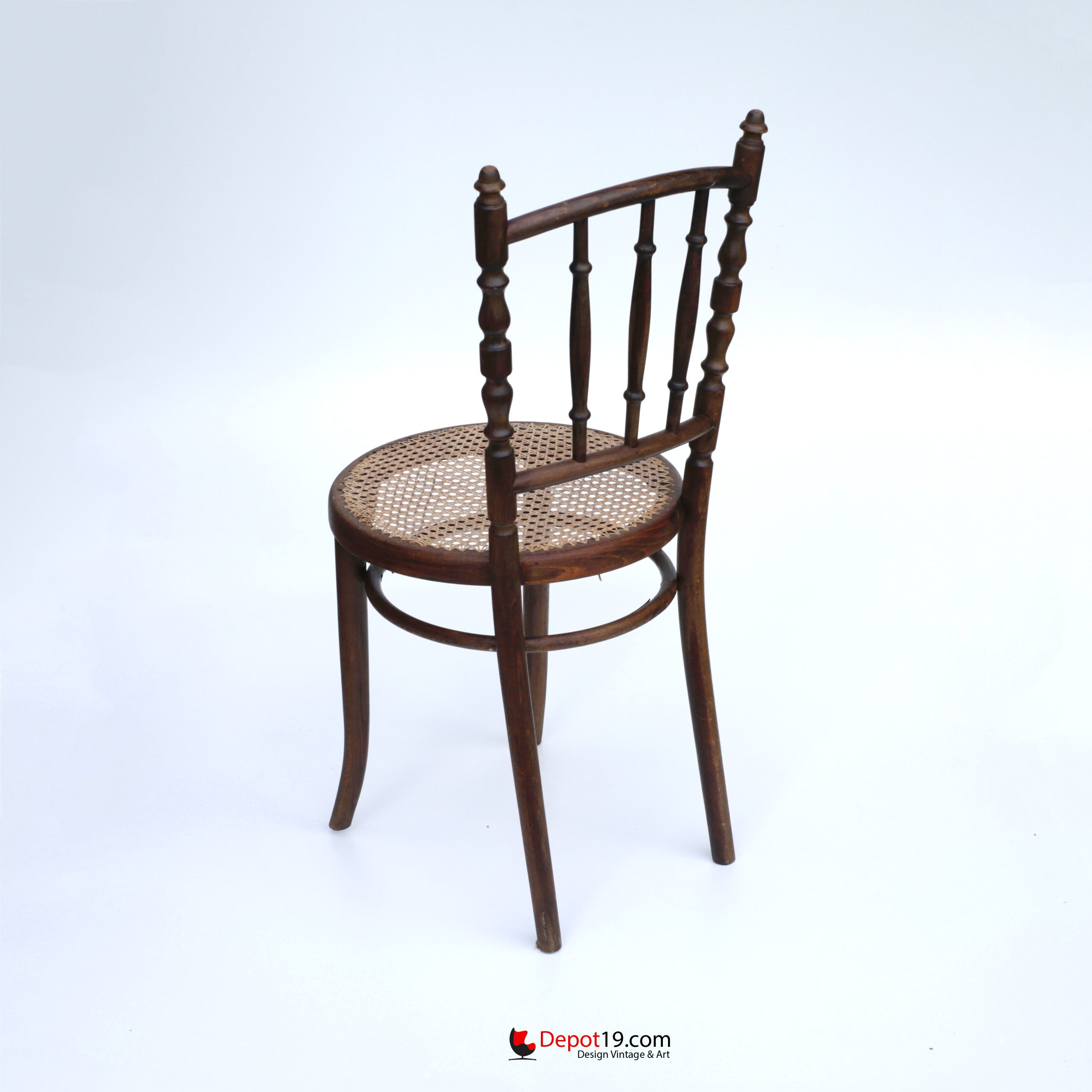 Gebroeders Thonet Fischel stoel 1890 Beuken - Afbeelding 3