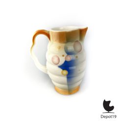 Alternative view of Gustav Bihl art deco Spritzdekor jaren 20 Keramiek kan