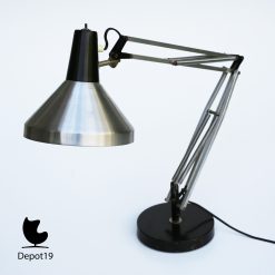 Herman Busquet Hala lamp aluminium 1960s