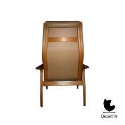 Alternative view of Lamino Fauteuil Yngve Ekstrom Swedese beige