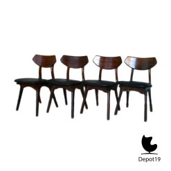 Alternative view of Louis van Teeffelen Webe stoel teak rug 1960s