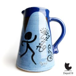 Alternative view of Thomas Buxó kan Picasso stijl blauw met abstracte symbolen