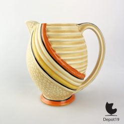 Wade Pottery kan 407 Engeland Art Deco oranje 1930s