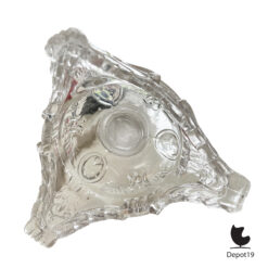 Val Saint Lambert Maria kandelaar persglas kaarsenstandaard Art Nouveau ca 1910 5