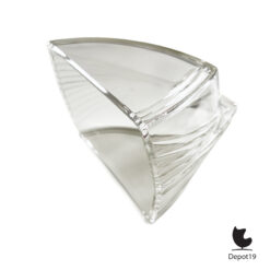 Andries Copier Art Deco kaasstolp met schaal – Leerdam – persglas ca 1930 9