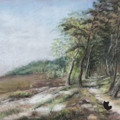 van Balen pasteltekening Rozendaalse Heide 5