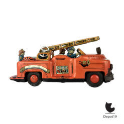 TN Nomura Brandweerwagen blikken speelgoed ca1950s 3