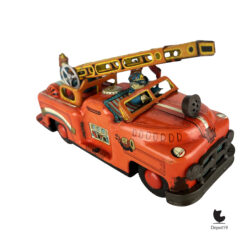 TN Nomura Brandweerwagen blikken speelgoed ca1950s 5