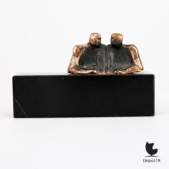 Dialog’ van Marc Jurriens, twee gestileerde figuren