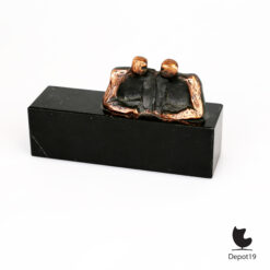 Dialog’ van Marc Jurriens, twee gestileerde figuren