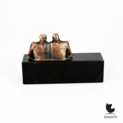 Dialog’ van Marc Jurriens, twee gestileerde figuren