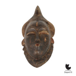 Afrikaans Baule Masker Houten Masker Ivoorkust ca 1950 beneden
