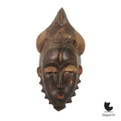 Afrikaans Baule Masker Houten Masker Ivoorkust ca 1950