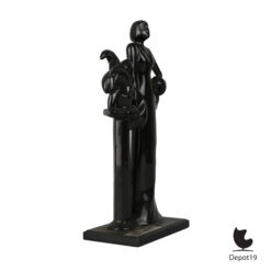 Bengt Nilsson Art Deco sculptuur JIE Keramik Sweden Ligna Nova 3