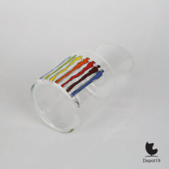 Corry Ammerlaan CAN karaf kleurrijke figuren Artihove ca 2000 onderkant