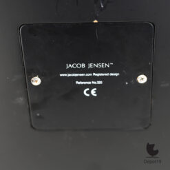 Jacob Jensen wandklok 320 minimalisme ca. 1990 achterkant
