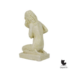 Jeanine Veldman Moeder Kind beeld gegoten gips 1978 2