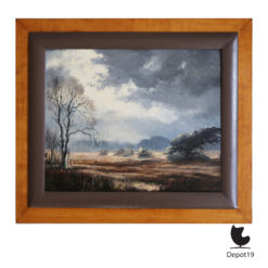 Johan Ebregt Donkere Wolken Boven de Hei olieverf op board 1