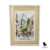 Marius Girard Montmartre kunstdruk Rue Chevalier de la Barre inclusief lijst