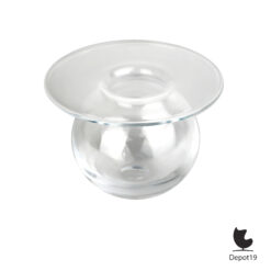 Nanny Still Saturnus Vase Riihimäen Lasi Oy small ca 1960 wit