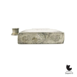 Rouppe van der Voort tinnen flesje uit 1812 Merkteken