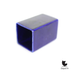 Afina Rijnsburg kokervaas keramiek blauw 1970s