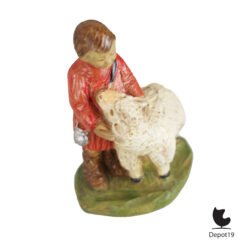 Anton Peree AP845 kerststal 18delig vintage kerstgroep 1950s herder