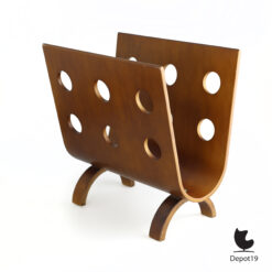 Bentwood tijdschriftenrek Alvar Aalto stijl MCM 2