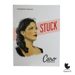 Caro Emerald Stuck wandbord metaal retro tin sign ca 2010 1