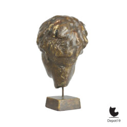 Hygieia buste brons patina gipsen hoofdbeeld naar het Hygieia hoofd NAMA 3602 3