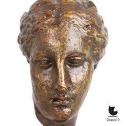 Hygieia buste brons patina gipsen hoofdbeeld naar het Hygieia hoofd NAMA 3602 6