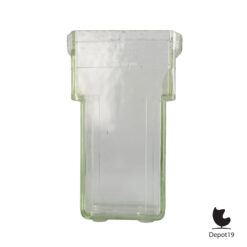 Industrial battery glass vase 1940s 3