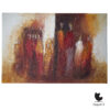 Jochem de Graaf groot schilderij 80×120 acryl op doek moderne compositie 6