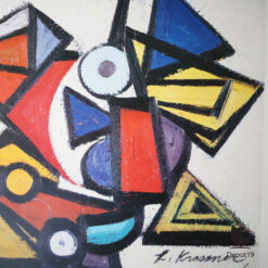 Reproductie Lee Krasner Composition 1943 abstract art print 1970s 3