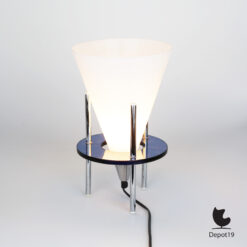 Rodolfo Dordoni stijl tafellamp Fontana Arte look Italië 1980s 1