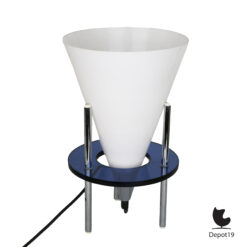 Rodolfo Dordoni stijl tafellamp Fontana Arte look Italië 1980s 2