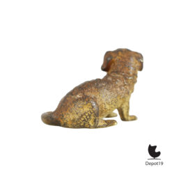 Vienna Bronze hondje Oostenrijks coldpainted miniatuur ca 1900 5