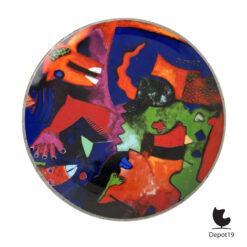 Decoratief bord Clemens Briels keramiek 2005 Nederlandse kunst bord 1