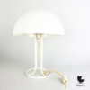 Dijkstra tafellamp jaren 70 wit metaal Nederlands design 5