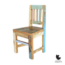 Otentic kinderstoel van sloophout uniek design Piet Hein Eek stijl 1