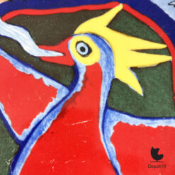 Vuurvogel Corneille CoBRA Sierbord keramiek schaal bord 4