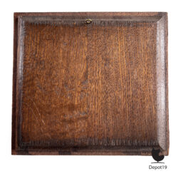 Gothic Revival eiken tracering handgesneden ca 1870 2