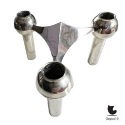 Nagel kandelaar S22 Werner Stoff design Mid-Century Modern modulair chroom 1960s 2