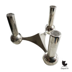 Nagel kandelaar S22 Werner Stoff design Mid-Century Modern modulair chroom 1960s 4