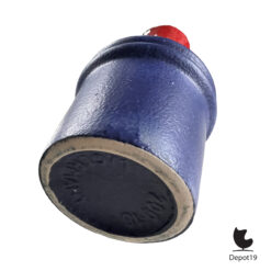 Scheurich 209-18 vaas West Germany keramiek Fat Lava rood blauw 1960s 5