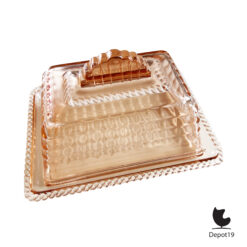 osef Inwald Art Deco persglas boterstolp Rosalin glas – cassettepatroon – ca 1930 8